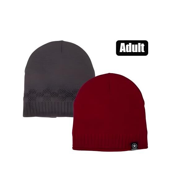 Beanie Mens With Plush Lining Plain Colours