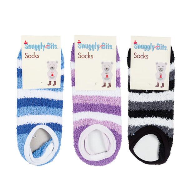 Indoor Rubber Grip Socks - Xl Size, Assorted Designs