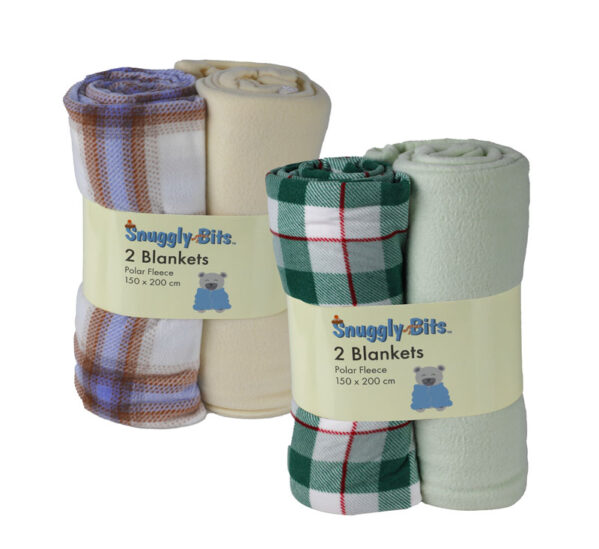 Blanket Polar Fleece 2Pc 150X200cm