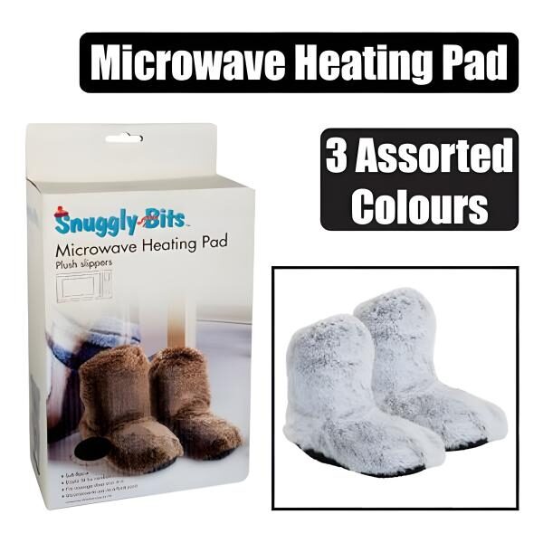 Microwave Heating Slippers - With Ceramic Beads, 200g