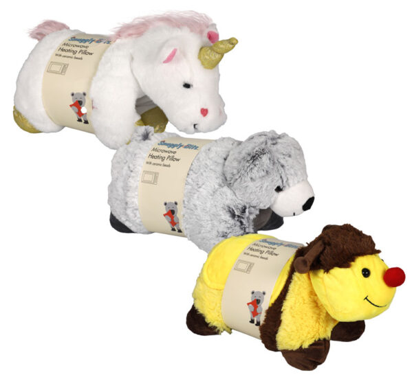 Microwave Heating Animal Pillow - Unicorn Or Bear Or Fox Or Bee