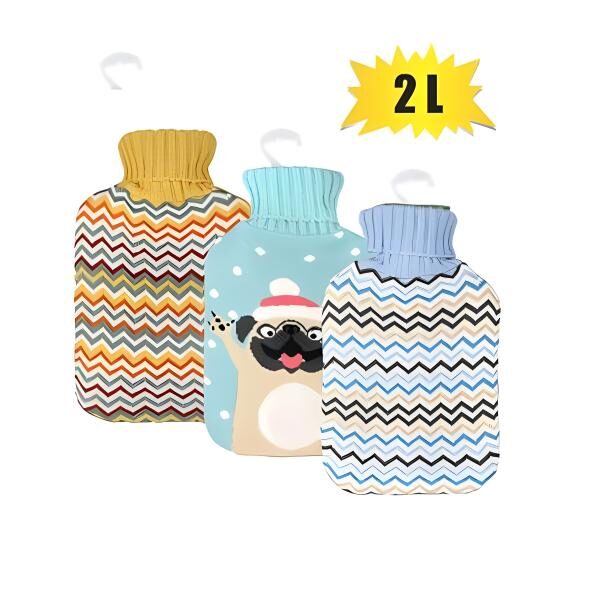 Hotwater Bottle With Glow In Dark Cover