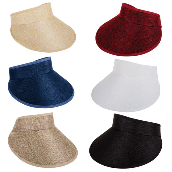 Ladies Hat - Visor Style, Assorted Colours, 24 X 16cm