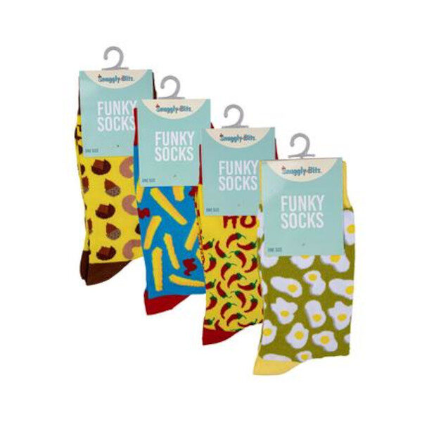 Socks Men Colourful Food Designs