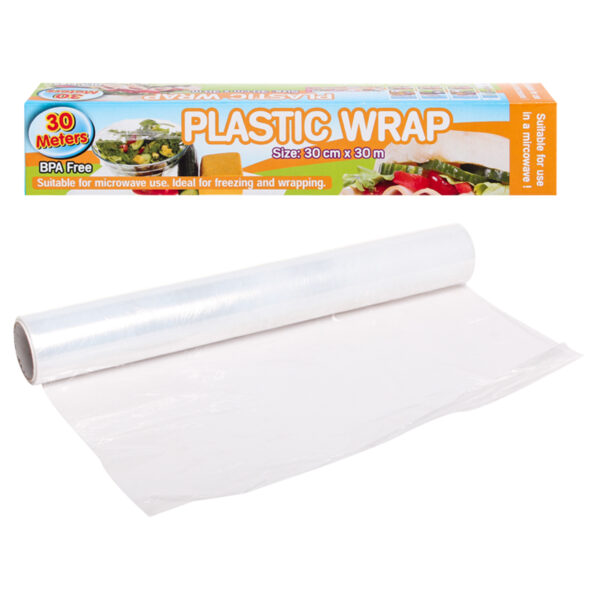 Plastic Wrap - 30cm X 30m, 10 Micron