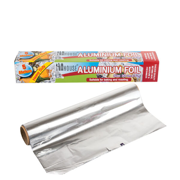 Heavy Duty Aluminium Foil - 30cm Wide X 5m Long