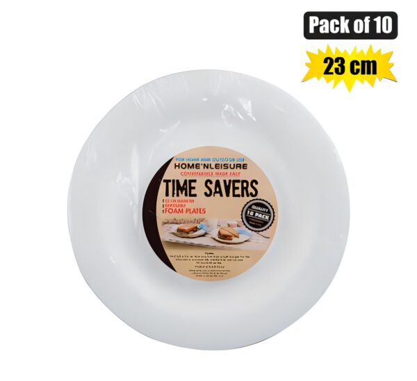 Home 'N Leisure Foam Picnic Plates - 10-Pack