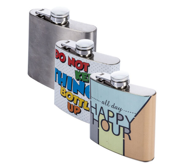 Hip Flask - 175ml, Assorted