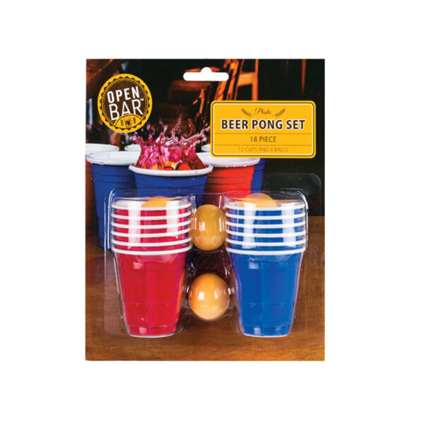 Drinking Game Mini Beer Pong - 18 Piece