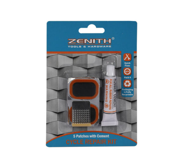 Zenith Cycle Repair Kit - 9 Piece