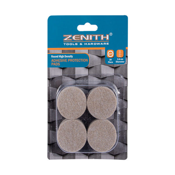 Protection-Pads Brn 3.8cm Rnd 20pc H/D