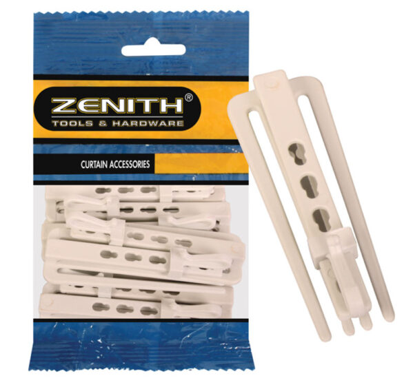 Curtain Hooks Adjust Acetyl - Pack Of 10