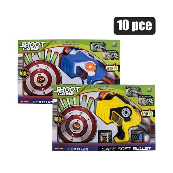 Space Blaster With Foam Bullets - Including Targets