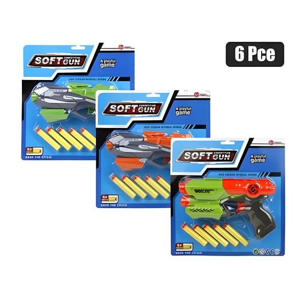Space Blaster With Foam Bullets - 21cm X 13cm