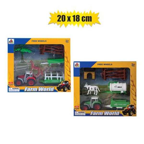 Die Cast Farm Truck Animal Set - 20 X 18cm