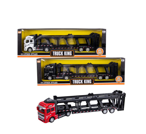 Die Cast Truck & Trailer 33cm Assorted