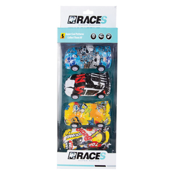 Racer Graffiti Car 4pc