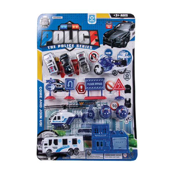 Vehicle Playset Police Force 43x32cm