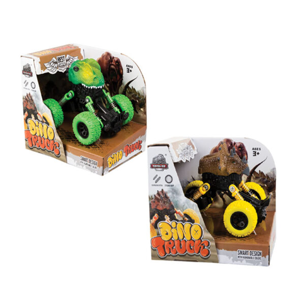 Friction Dinosaur Car 12cm - Assorted Colors