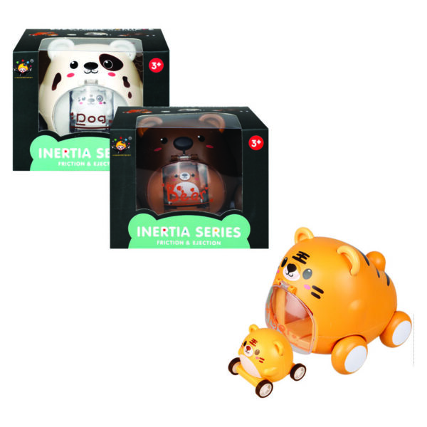 Vehicle Friction Launching Mini Car. 2Pc