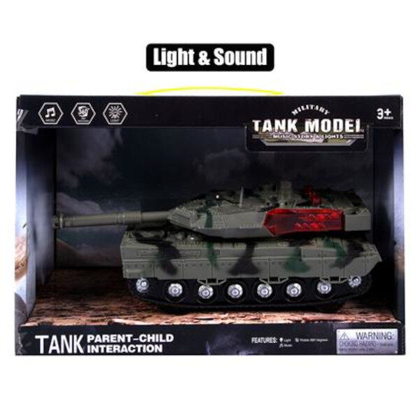 Battery Operated Tank With Sound & Light
