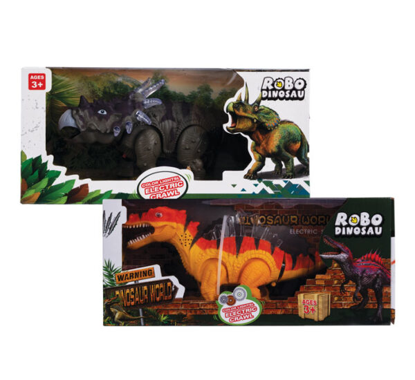 Battery Operated Dinosaur W/Sound 28cm