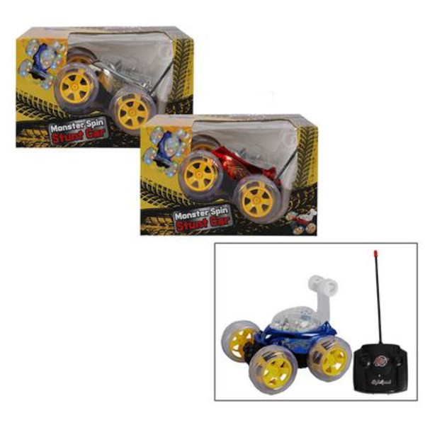 17cm Battery Operated RC Stunt Car Metallic