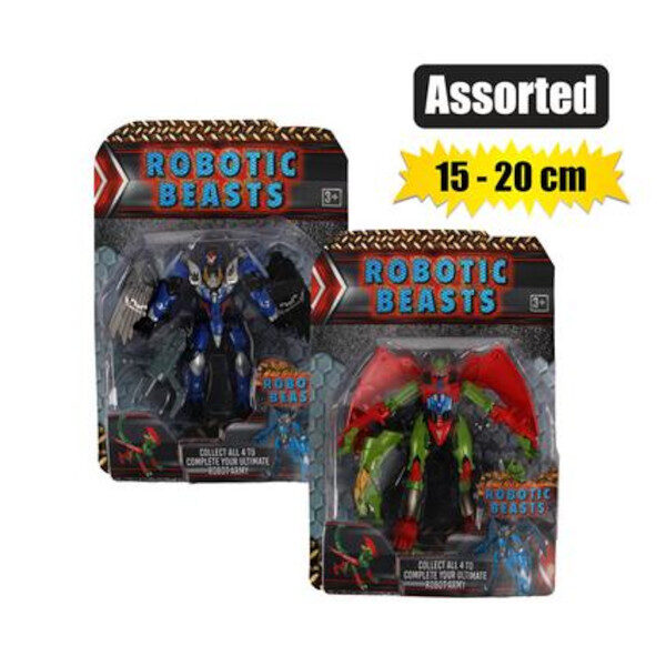 Boys Playset Fig Robot Dragon 1Pc 15-20cm