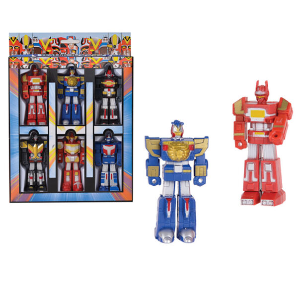 Robot Figurines - 8cm, Set 6