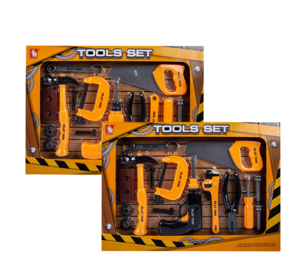 Boys Playset Constr Tools 15pc44x32cm