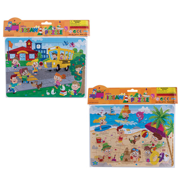 Kiddies Jigsaw Puzzle – 24-Pieces, Assorted