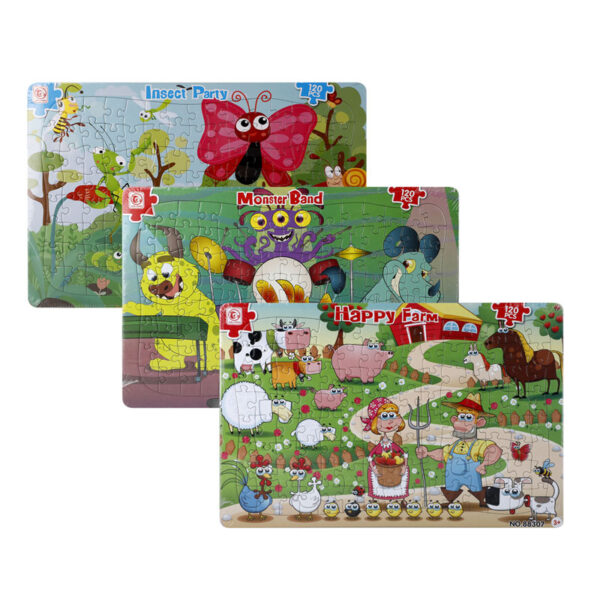 Educational Jigsaw Puzzle - 120-Piece. Assorted
