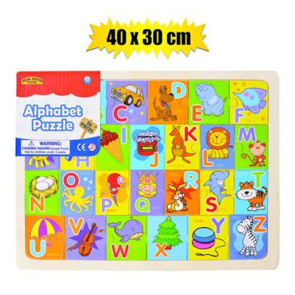 Alphabet Jigsaw Puzzle - 26-Piece, Size: 40 X 30 X 0.8cm