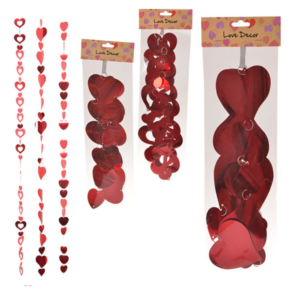 Hanging Heart Decoration - 1.8 Meters