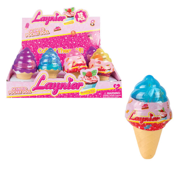 Collectable Doll In Ice Cream Cone - Assorted