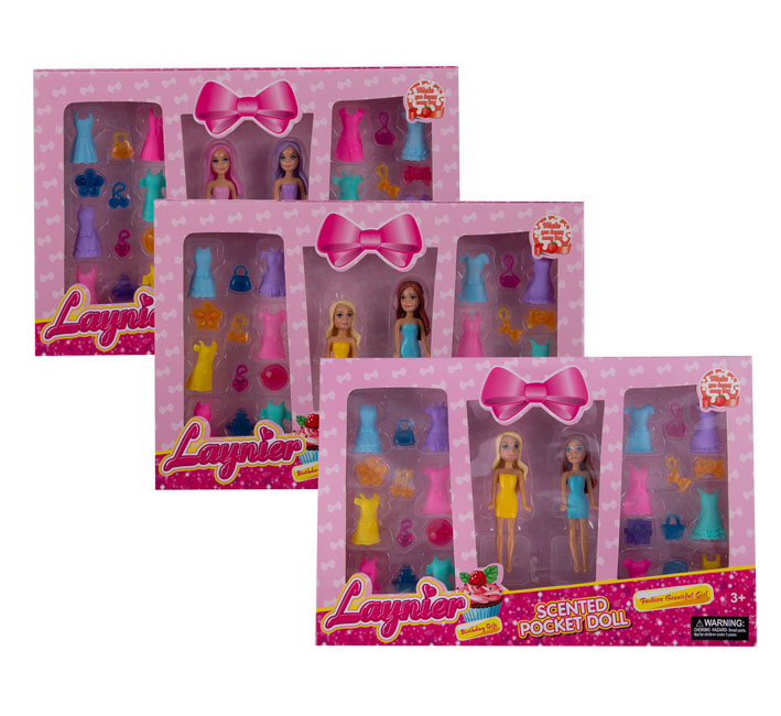 Doll Pocket Scented Set 26Pc 9cm