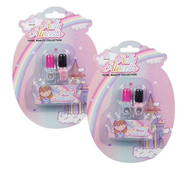 Playset Make Up Peel Off Nail 2Pc