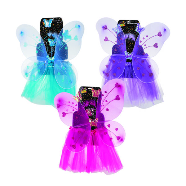 Dress Up Wings And Skirt - Assorted Colours