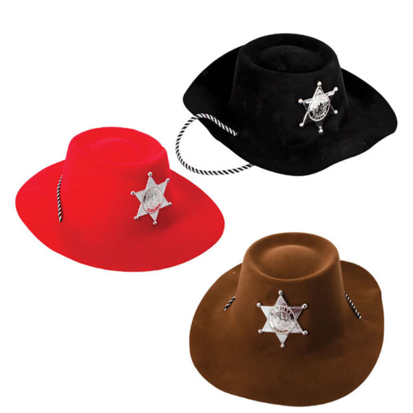 Dress Up Hat Cowboy Plastic