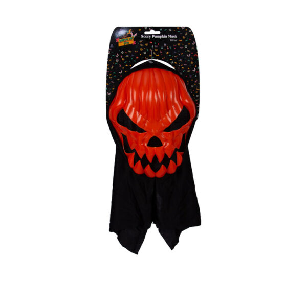 Dress Up Scary Pumpkin Mask Astd