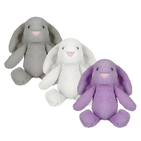 Plush Bunny Flappy Ears & Pink Nose 40cm