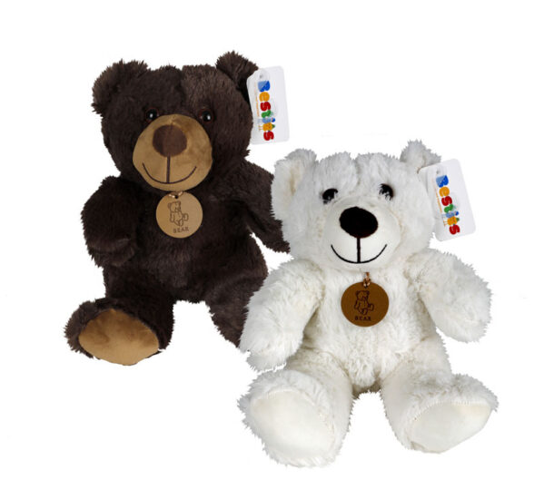Plush Bear Fluffy Hair 26cm