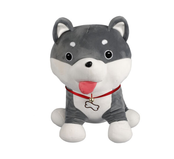 Plush Dog Husky Tongue Out 45cm