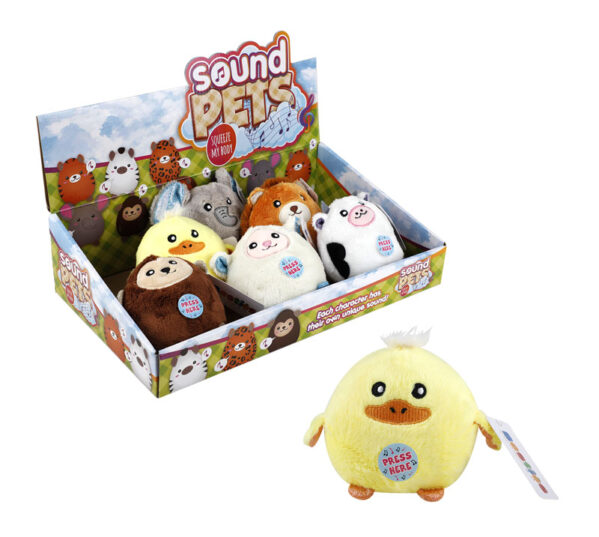 Plush Animal Wild Balls With Sound 11cm