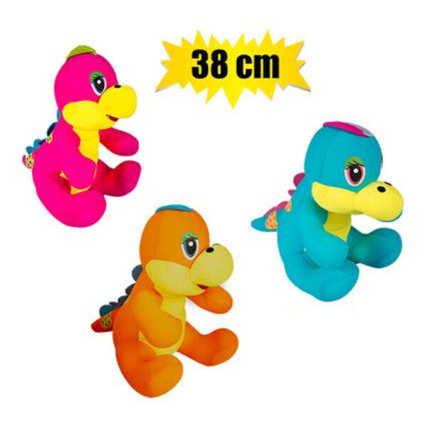 Plush Bright Dino With Foambeads 38cm