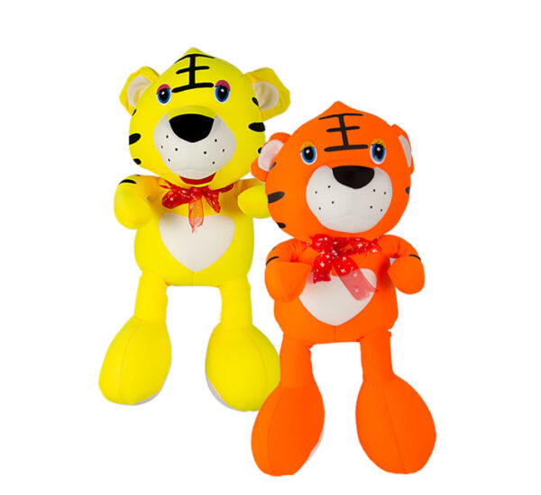 Plush Bright Tiger With Foambeads 44cm