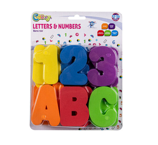 Bath Time Eva Letters & Number