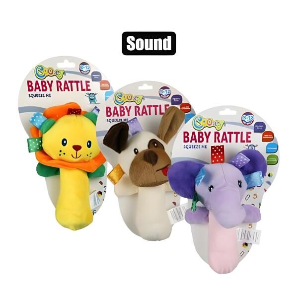 Baby Soft Toy - Squeeze For Rattle Sound