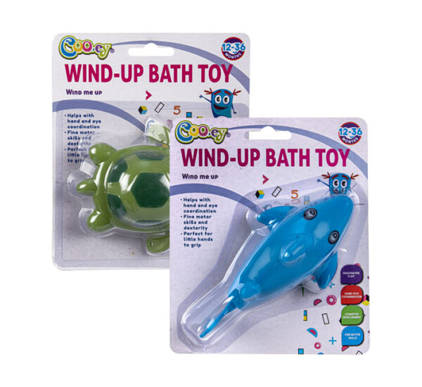 Baby Bath Bud Vinyl Wind Up Toy