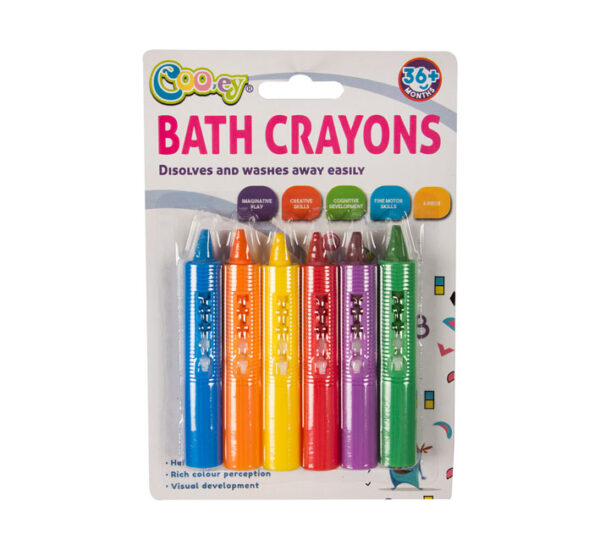 Bath Time Crayons - 6-Piece